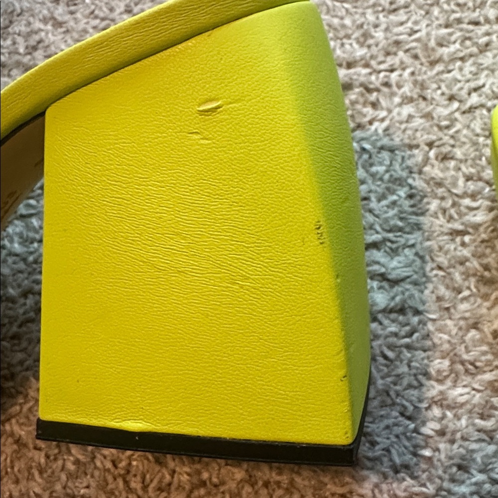 Circus by Sam Edelman Neon Lime Quilted Block Heel - Picture 2 of 5